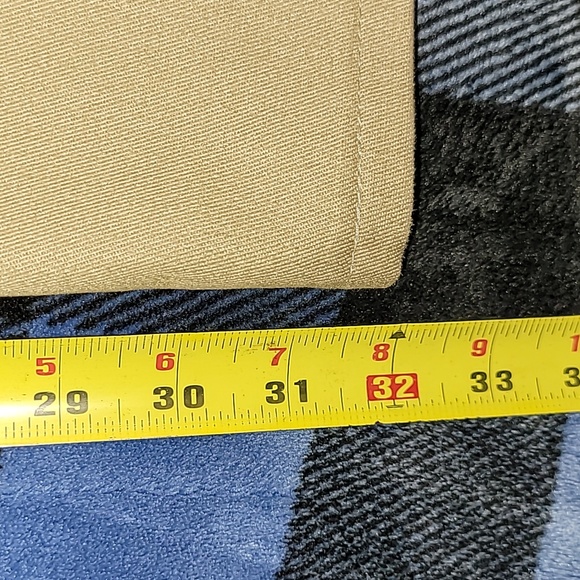 DEADSTOCK. Vintage. USA Fabric. Rustler. Double Pleat Khakis. Men's w34 l32 - Picture 8 of 14